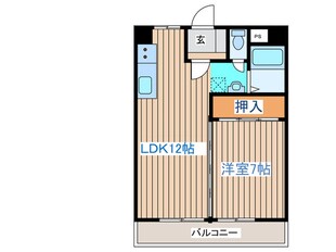 サンハイツ柏木の物件間取画像